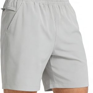 Men's Athletic Shorts 5"/7"/9" Lightweight Quick Dry Workout Gym Tennis Hiking Sports Running Shorts with Pocket